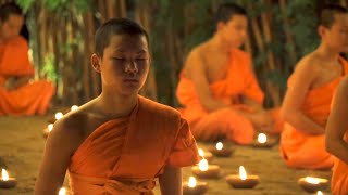 Thai Theravada Buddhist Monks  Buddhist Meditation Music for Positive Energy amp Cleanse Your Mind [upl. by Bautram]