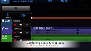 App Sound BeatMaker2 quotElectronic Beatquot [upl. by Vivia321]