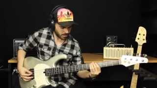 Modulus Flea Bass Funk Unlimited  Demo amp Review Spanish w English subtitles by Miki Santamaria [upl. by Allsopp530]