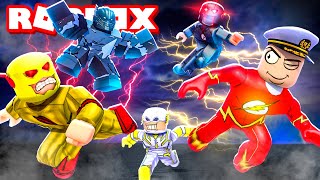 FLASH vs EVERY SUPER VILLAIN in ROBLOX [upl. by Glick]