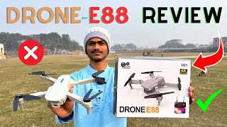 E88 Drone Honest Review Should You Buy This Drone  कितना ऊंचाई तक यह ड्रोन जाएगा चलो देखते है [upl. by Millie]