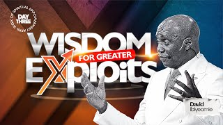 Wisdom For Greater Exploits  Day 3  April WOSE  Thursday 11th April 2024 [upl. by Ecyak]