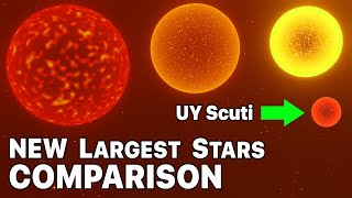 NEW Largest Known Stars Comparison Bigger than UY Scuti • 2K • 2024 [upl. by Ecargyram]