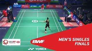 F  MS  CHEN Long CHN 6 vs SHI Yuqi CHN 2  BWF 2018 [upl. by Susy622]