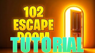 102 ESCAPE ROOM ALL LEVELS FORTNITE TUTORIAL [upl. by Patin]