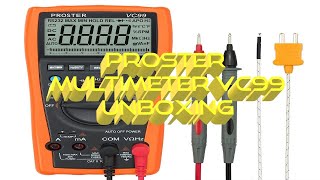 Proster Multimeter VC99 unboxing [upl. by Gundry]