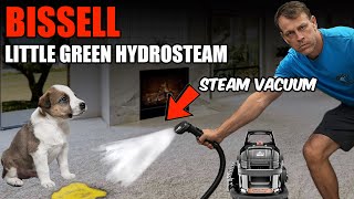 NEW amp IMPROVED BISSELL SPOT CLEANER  BISSELL Little Green HydroSteam PET Carpet Spot Cleaner [upl. by Gish57]