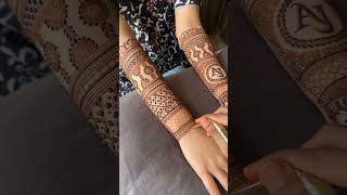 Bridal Henna Design hennatattoodesign henna hennatattooart hennadesi mehndidesign mehendi [upl. by Allred]