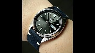 Seiko 5 Sunburst Grey SNXS79 [upl. by Irrac348]