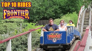 Top 10 Rides and Attractions at Frontier City [upl. by Arenahs]