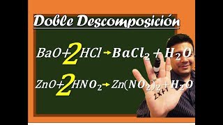 Reacciones de DOBLE DESCOMPOSICIÓN  Balanceo de Ecuaciones  Caso 4 [upl. by Inasah]