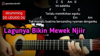 Kunci Gitar AKU BUKAN JODOHNYA  Tri Suaka  Mudah Buat Pemula [upl. by Gerladina]