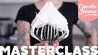 THE SECRET To Perfect Meringues Tutorial amp HowTo  3 Way Meringue Masterclass  Cupcake Jemma [upl. by Novihc]