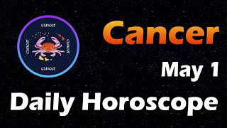 Cancer Horoscope Today Cancer Tarot today 1st May 2024 Cancerhoroscope Horoscopia Cancer [upl. by Ahsiliw992]