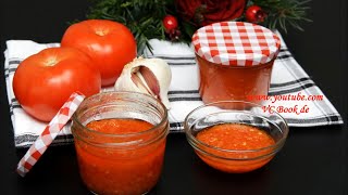 Passierte Tomaten selber machen  Tomatensoße für Pizza  Pizzasauce [upl. by Warga]