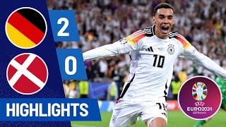 Germany Vs Denmark Full Math Highlights  Euro 2024 Knockout stage [upl. by Aneladgam]