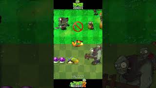 Pvz vs pvz 2  Fume shrooms Plant Team  Cob Cannon Plant Vs Gargantuar zombie Team shorts [upl. by Brana]