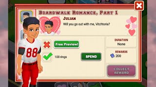 High School Story Boardwalk Romance Julian Date 1 [upl. by Eyahc]