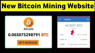 Earn Free 500 BTC Automatically  Free Bitcoin Mining Site 2024  without investment [upl. by Hibben63]