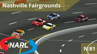 NR2003 Multyplayer NARL Nashville Fairgrounds N81 [upl. by Airt]