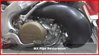 HiTemp Cerakote Dirt Bike Pipe Restoration  Easy And Amazing Results [upl. by Ferwerda]