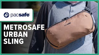 Pacsafe Metrosafe X AntiTheft Urban Sling Review 2 Weeks of Use [upl. by Lynna]