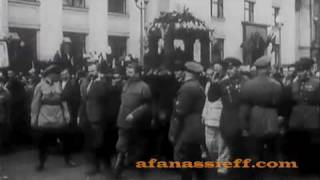 Maxime Gorki Funeral Rare Footage [upl. by Noivert]