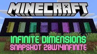 Infinite Dimensions  Snapshot 20w14infiniteAPRIL FOOLS  Minecraft News [upl. by Flossi]