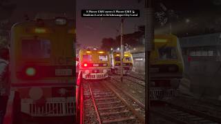 3 Phaser EMU meets 3 Phaser EMU 💪🏻Dankuni Local vs Krishnanagar City Local [upl. by Yram902]