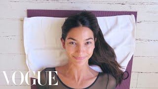 Watch Lily Aldridge Train for the Victorias Secret Fashion Show  Vogue [upl. by Sixla]