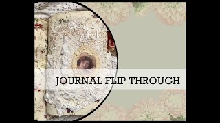 ECLECTIC Junk Journal Flip through SOLD [upl. by Moina]