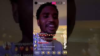 Trey Songz Sings Karaoke to his own song and does “irreplaceable” by Beyoncé IG live 12132020 [upl. by Zipah]