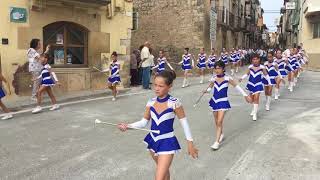 Majorettes i Banda de Vilalba dels Arcs 2018 [upl. by Eimareg994]