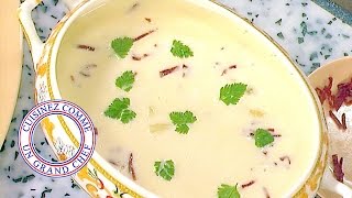 Recette crème dasperges par F Mischler [upl. by Wartow]