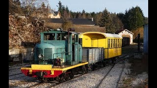 Le train de la lettre au Père Noel au Velay Express 1 Décembre 2018 [upl. by Gnuh]