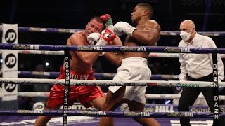 Joshua Dominates Pulev Retains Heavyweight Titles [upl. by Newkirk]