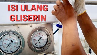 Cara mudah isi ulang gliserin dan menambahkan gliserin pada pressure gauge [upl. by Assiluj961]