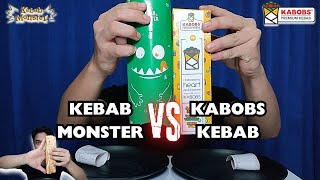 Kebab Monster VS Kabobs Kebab  PERANGSAUDARA [upl. by Latreshia792]