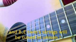 How to tune a 12string guitar  commented lesson [upl. by Nodal]