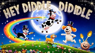 Hey Diddle Diddle  Magical Nursery Rhyme for Kids  Fun Songs for Children Little Laughter [upl. by Olrac]