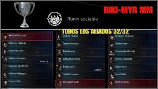 Rise of the Ronin trofeo Ronin sociable 32 aliados [upl. by Charita]