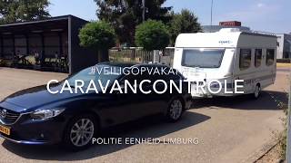 Politie controleert caravans voor veilige zomervakantie reis [upl. by Aetnahs151]