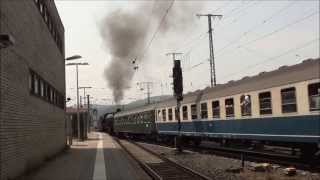 Westfalendampfsonderzug Nach Boppard mit E18 047 und 41 360 [upl. by Aneev]