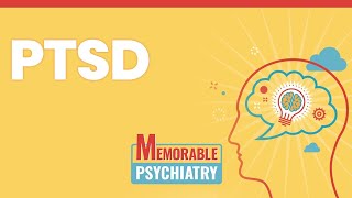 PostTraumatic Stress Disorder PTSD Mnemonics Memorable Psychiatry Lecture [upl. by Zischke]