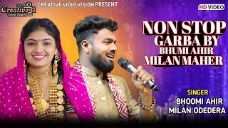 Non Stop Garba by Bhoomi Ahir  Milan Maher  Hindi Song 🔥 [upl. by Nylirret]