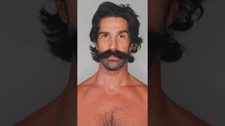 Beard to Mustache Shave Transformation beard mustache [upl. by Jacinto]