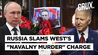 West Ukraine Blame Putin For Alexei Navalnys quotPrison Murderquot Russia Slams quotSweeping Allegationsquot [upl. by Auqenehs486]