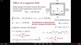 Theoretical foundation of Josephson junction dynamics  Prof Said Sakhi [upl. by Idyak351]