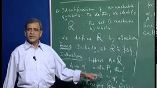 Mod01 Lec23 Towards Chomsky normal forms elimination of useless symbols [upl. by Selie387]