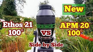 Comparing Televue Ethos 21 Against APM HDC 20mm Daylight Use [upl. by Nivled648]